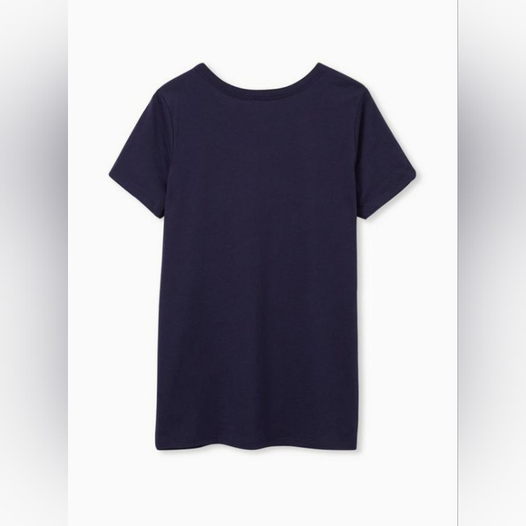 TORRID Back to the Future Slim Fit Crew Tee Navy Size 4 - Picture 5 of 10